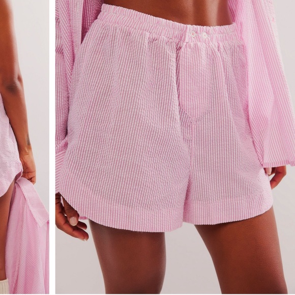 Free People Cloud 9 Boxers in Candy Pink- Medium - Picture 1 of 3